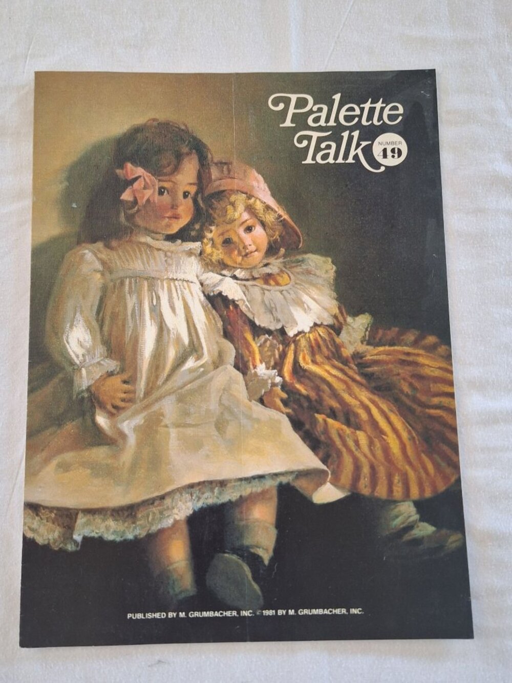 Palette Talk #19 Magazine Grumbacher 1981 Art Tips Techniques Vintage 80s